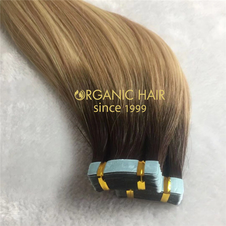 Wholesale the best quality full cuticle tape in hair at factory price A174